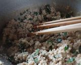 鶏ミンチと木の芽たっぷり肉味噌♪作り方8写真