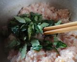 鶏ミンチと木の芽たっぷり肉味噌♪作り方5写真