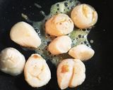 帆立と長ネギの味噌クリームパスタ作り方2写真