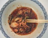 時短☆炒めない豚キムチの冷やし蕎麦♪作り方5写真