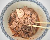 時短☆炒めない豚キムチの冷やし蕎麦♪作り方6写真