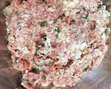 大麦、おから、豆腐入りヘルシーハンバーグ作り方1写真
