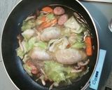 野菜たっぷり餃子の中華スープ作り方5写真