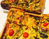 ☆夏野菜としらすのバジルキッシュ☆作り方10写真