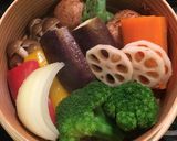 【世界初】蒸し野菜＆パンプキンラーメン作り方28写真