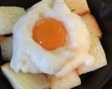 エッグインクラウドで朝食♪作り方4写真