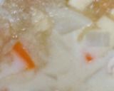 マカと味噌・豆乳の残り野菜スープ作り方6写真