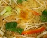 もやしと人参のマカお味噌汁作り方5写真