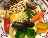 【世界初】蒸し野菜＆パンプキンラーメン作り方36写真