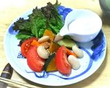 蒸し野菜サラダ作り方3写真