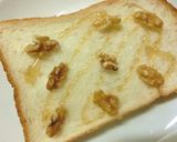 蜂蜜×胡桃のCheezaトースト作り方1写真