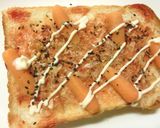人参×おかかのCheezaトースト作り方4写真