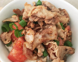 にゃんこと一緒に、納豆トマト丼作り方4写真