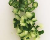 にゃんこと一緒に、豚肉の夏野菜丼作り方1写真