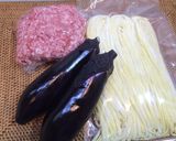 簡単！ナスとひき肉のミートソース風パスタ作り方1写真