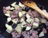 簡単！ナスとひき肉のミートソース風パスタ作り方5写真