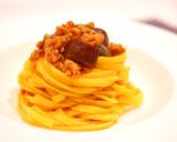 簡単！ナスとひき肉のミートソース風パスタ作り方7写真