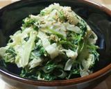 豆苗（２回目の芽）とキャベツのサラダ♪作り方6写真