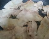 ワインに合う♪豚肉と玉子の塩にんにく炒め作り方5写真