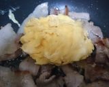 ワインに合う♪豚肉と玉子の塩にんにく炒め作り方7写真