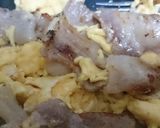 ワインに合う♪豚肉と玉子の塩にんにく炒め作り方8写真