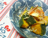 かぼちゃでサッパリ♡和風ちりめん♡和え作り方3写真