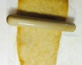 パリパリ！簡単おつまみ！油揚げの餃子ピザ作り方3写真