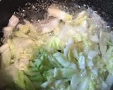 餃子入り卵野菜スープ作り方3写真