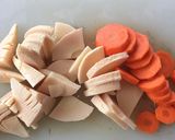 フライパンで★タケノコと豚バラの煮物作り方1写真