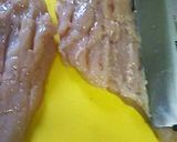 むね肉ロール♪作り方1写真