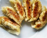 餃子のふわふわ蟹あんかけ作り方1写真
