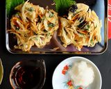 大満足☆餃子のジャンボかき揚げ！作り方10写真