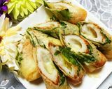 簡単！大葉香るチーズちくわ春巻き♪作り方5写真