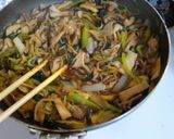 簡単♪きのこと もやし 小松菜の野菜炒め作り方8写真