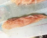 ささみ天☆ 大葉たらこ巻作り方3写真