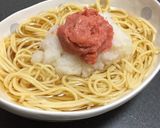美味しいよ⭐︎和風明太子おろしスープスパ作り方6写真