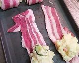 豚バラポテトサラダ巻作り方2写真