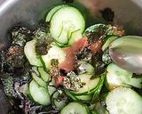 夏・梅キュウ・塩昆和え作り方3写真