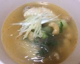 鶏とカシューナッツと春雨のピリ辛スープ作り方8写真