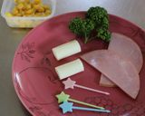 さけるチーズでお弁当に花束を♡作り方3写真