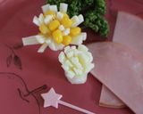 さけるチーズでお弁当に花束を♡作り方4写真
