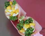 さけるチーズでお弁当に花束を♡作り方8写真