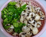 マッシュルームと挽肉のチリトマト煮作り方2写真