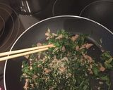 エコで美味しい！ラディッシュ葉のツナ炒め作り方4写真