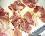 お砂糖味醂なし鶏肉キノコのガリバタチキン作り方2写真