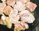 お砂糖味醂なし鶏肉キノコのガリバタチキン作り方7写真