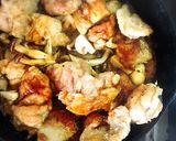 お砂糖味醂なし鶏肉キノコのガリバタチキン作り方11写真