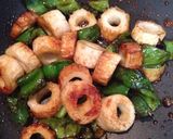 お弁当に☆竹輪とピーマンの生姜焼き炒め作り方4写真