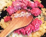 スキレットで！夏野菜と挽肉のチーザ焼き作り方2写真