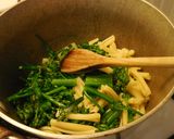 茎ブロッコリーとアンチョビのパスタ作り方7写真